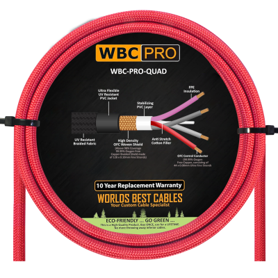WBC Pro Quad - Red Braid