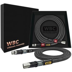 WBC 3 Foot Ultimate 18 AWG Audiophile XLR Cable Pair