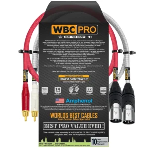 RCA to XLR Cables
